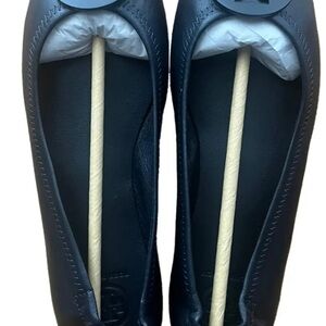 Navy Blue ballerina Tory Burch flats